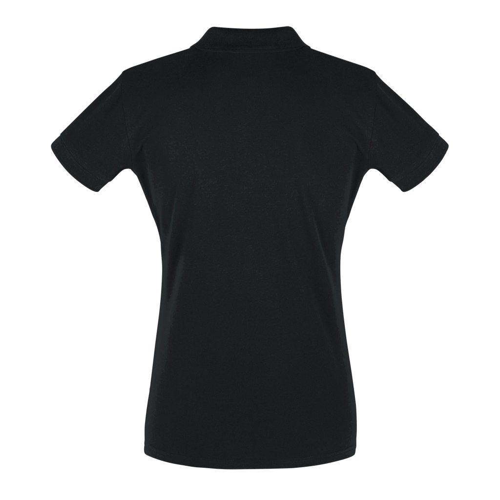 Polo femme Bameneli coloris Noir vue dos à plat