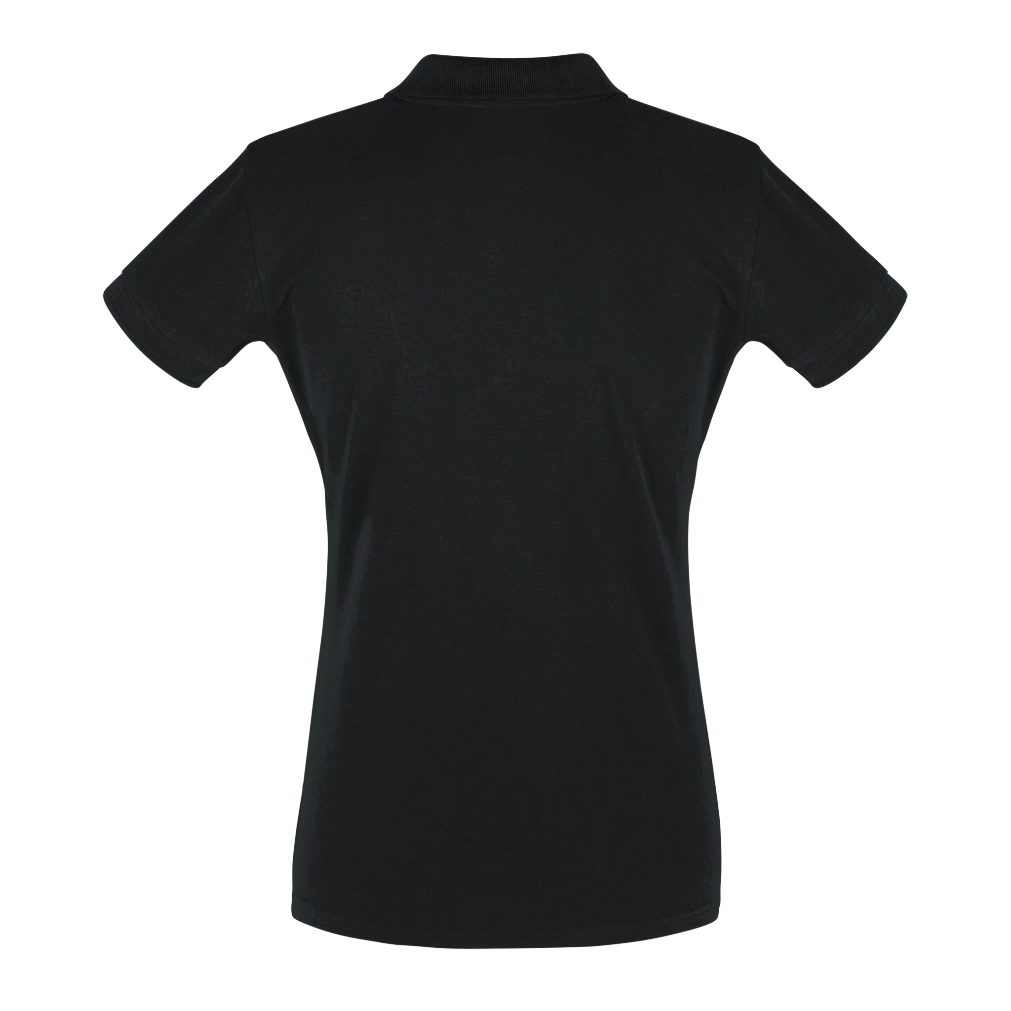 Polo femme Bameneli coloris Noir vue dos à plat