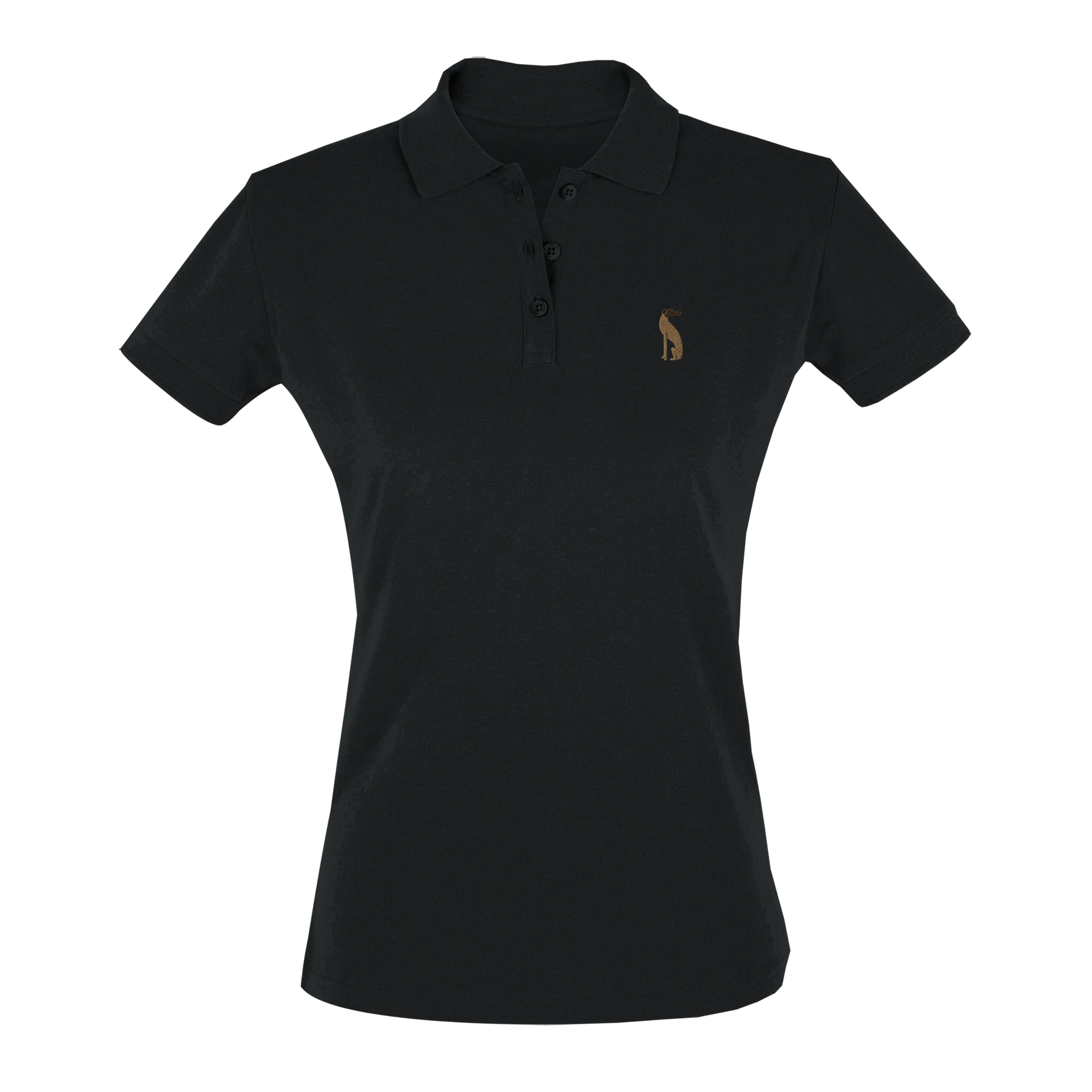 Polo femme Bameneli coloris Noir vue portée dos