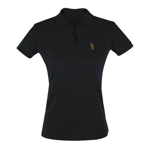 Polo femme Bameneli coloris Noir vue portée dos
